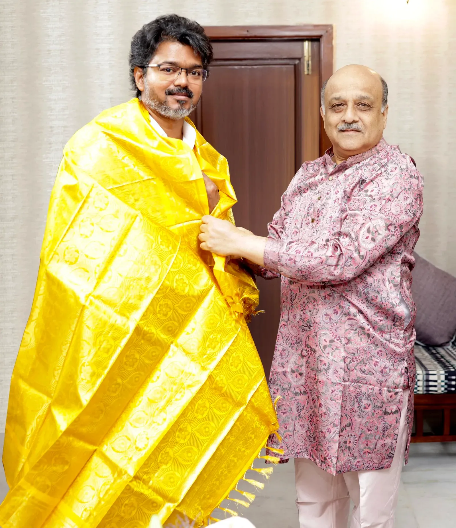 CM Vijay calls on Madras HC Chief Justice Dharmadikari