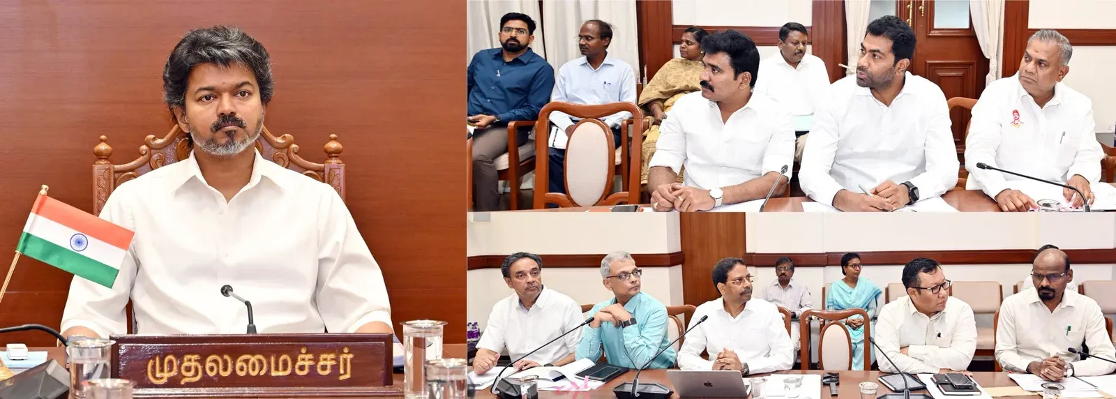 CM Vijay Chairs Emergency Meet on Mekedatu Dam Threat