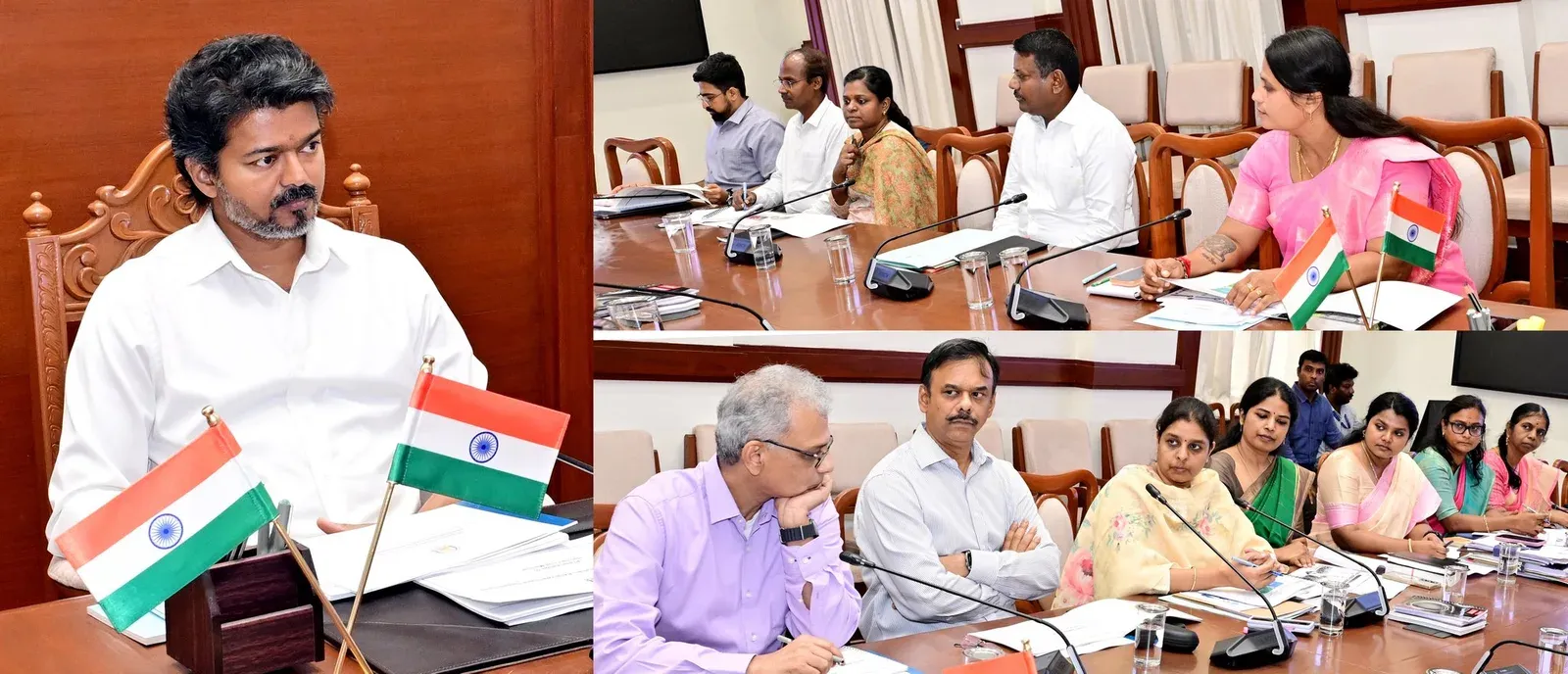 CM Vijay Chairs Social Welfare Review at Secretariat