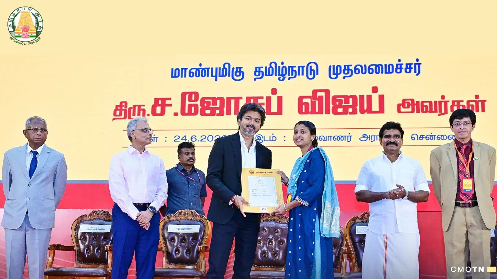 CM Vijay hands appointment orders to 401 energy dept recruits
