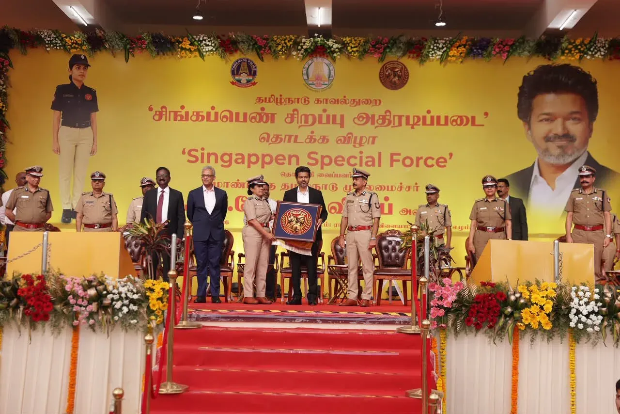 CM Vijay launches Singappen all-women police unit in Tamil Nadu