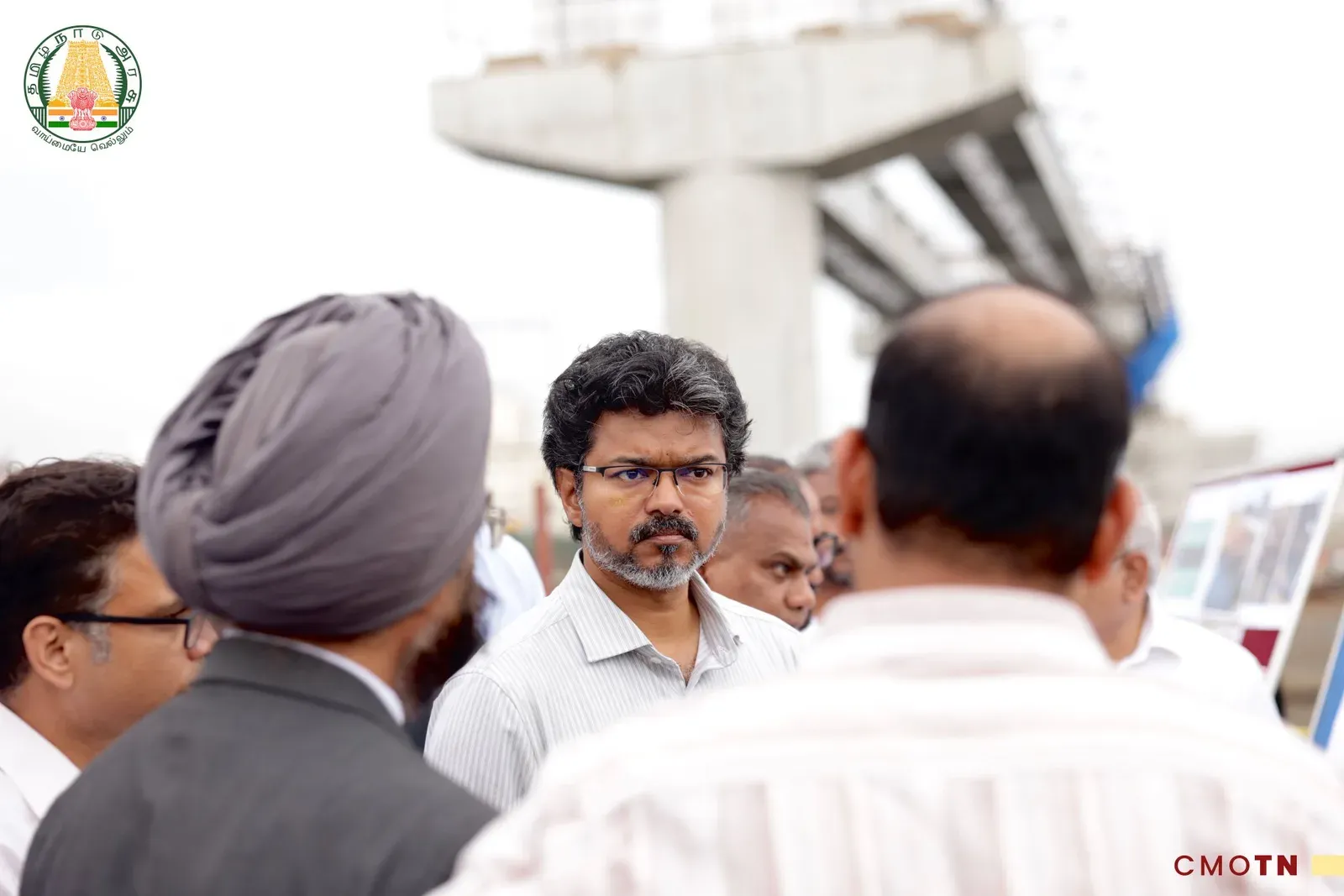 CM Vijay Lays ₹3,108 Cr Foundation for Chennai Ring Main