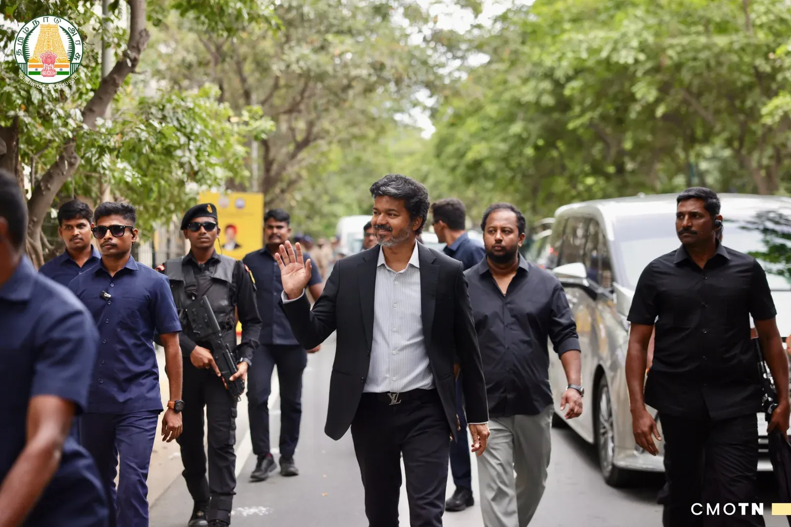 CM Vijay lays foundation for Rs 3,108-cr Chennai ring water project