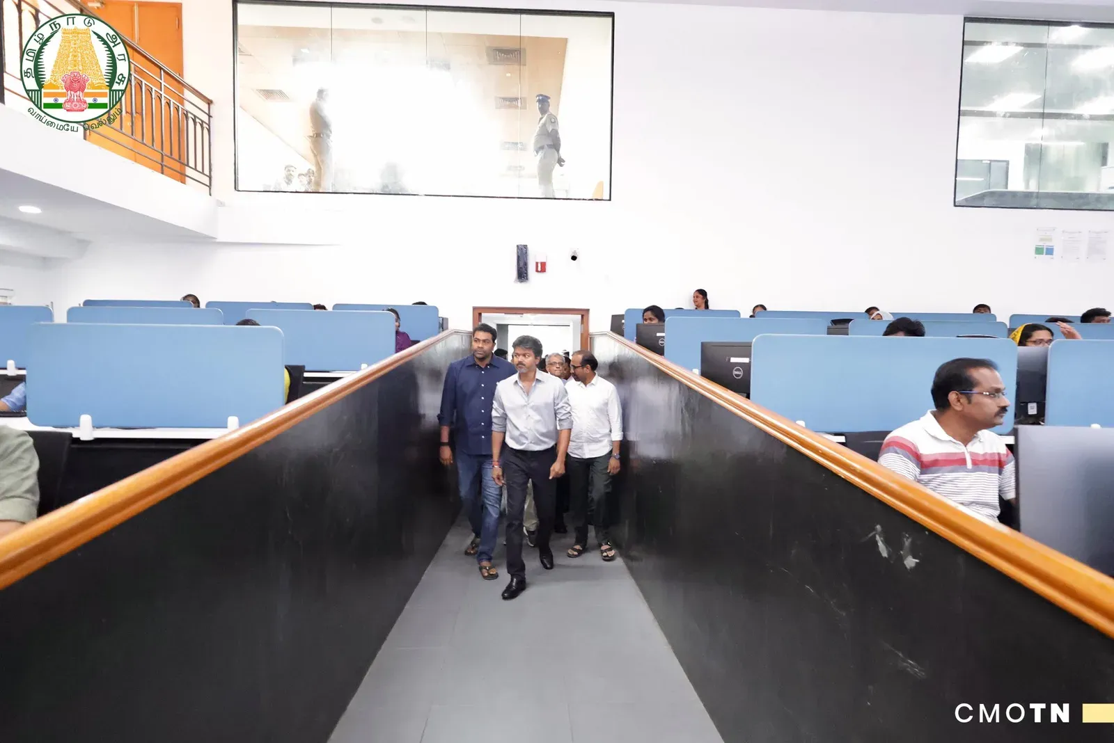 CM Vijay Reviews Chennai Flood Relief at Ripon Building HQ