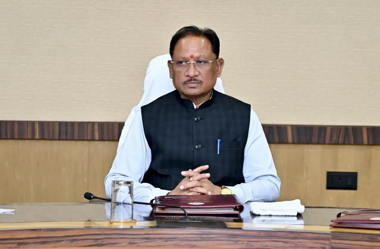 CM Vishnu Deo Sai Chairs Cabinet Meeting in Nava Raipur