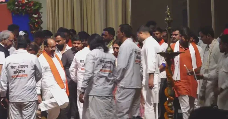 CM Vishnu Deo Sai hosts Seva Sankalp Yatra in Raipur