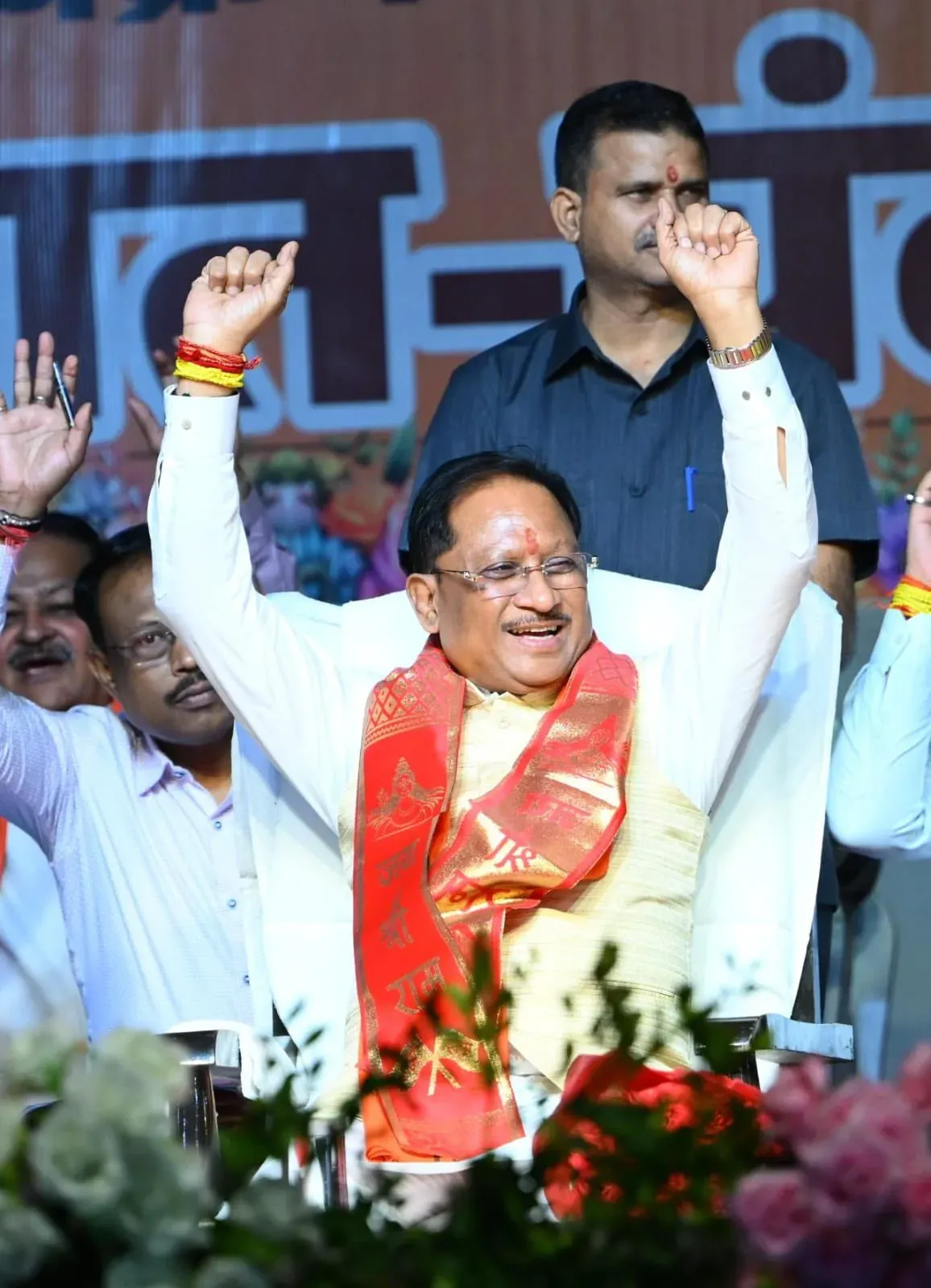 CM Vishnu Deo Sai joins Dussehra celebrations at Raipur's WRS Maidan