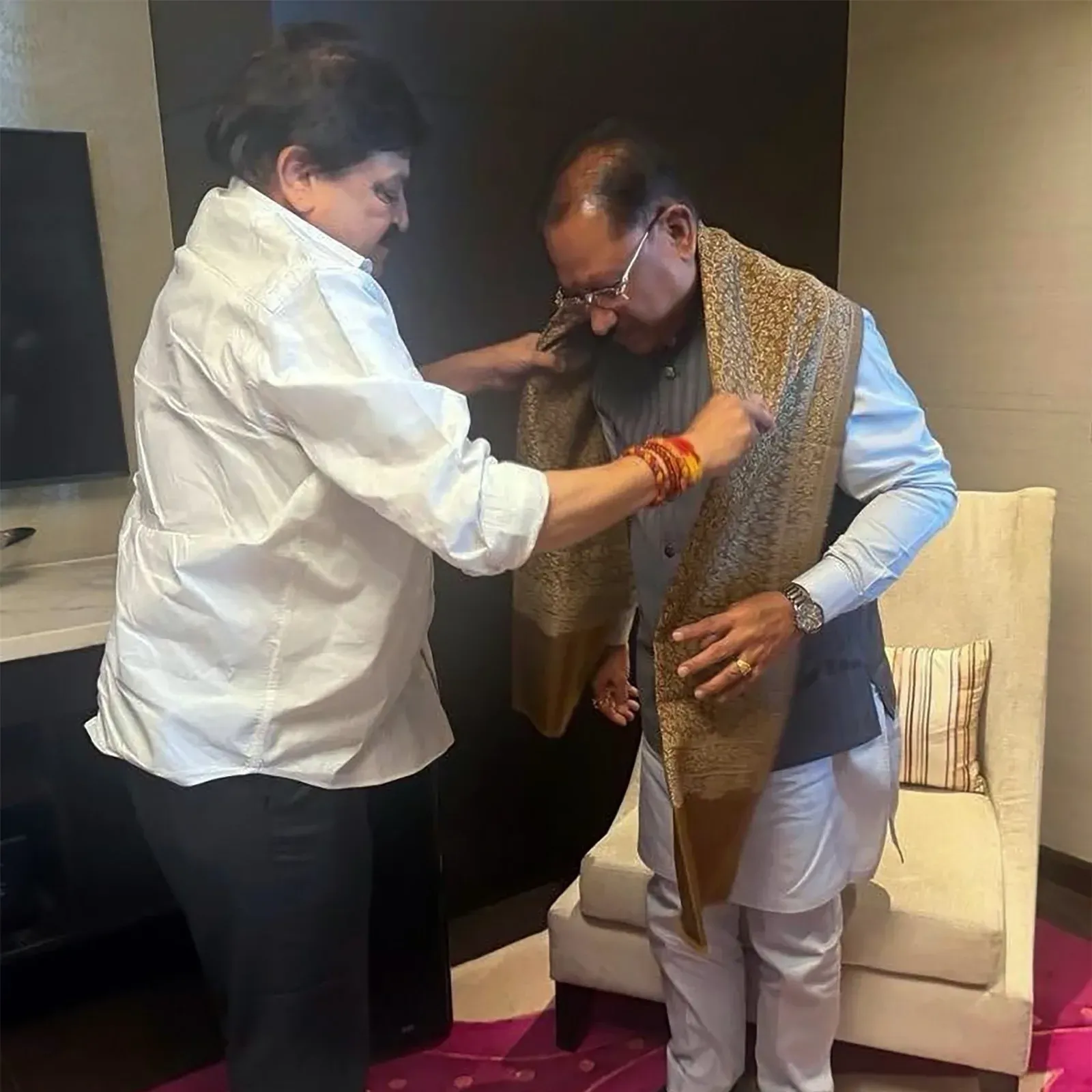 CM Vishnu Deo Sai meets BJP Telangana chief in Hyderabad
