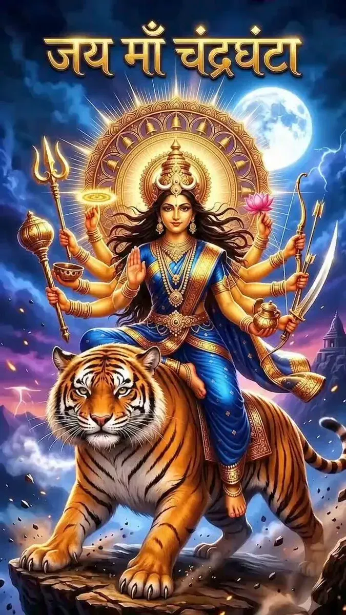 CM Vishnu Deo Sai Offers Navratri Prayers to Maa Chandraghanta