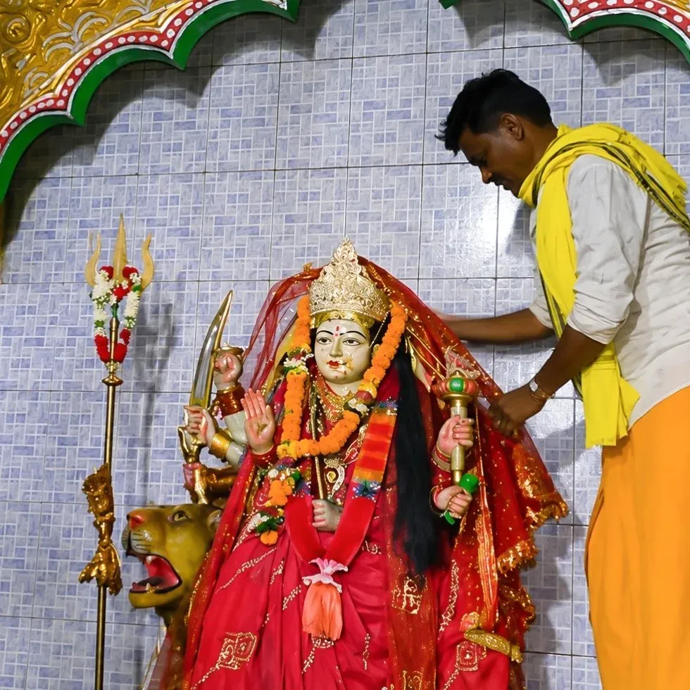 CM Vishnu Deo Sai Offers Prayers at Khallari Durga Temple
