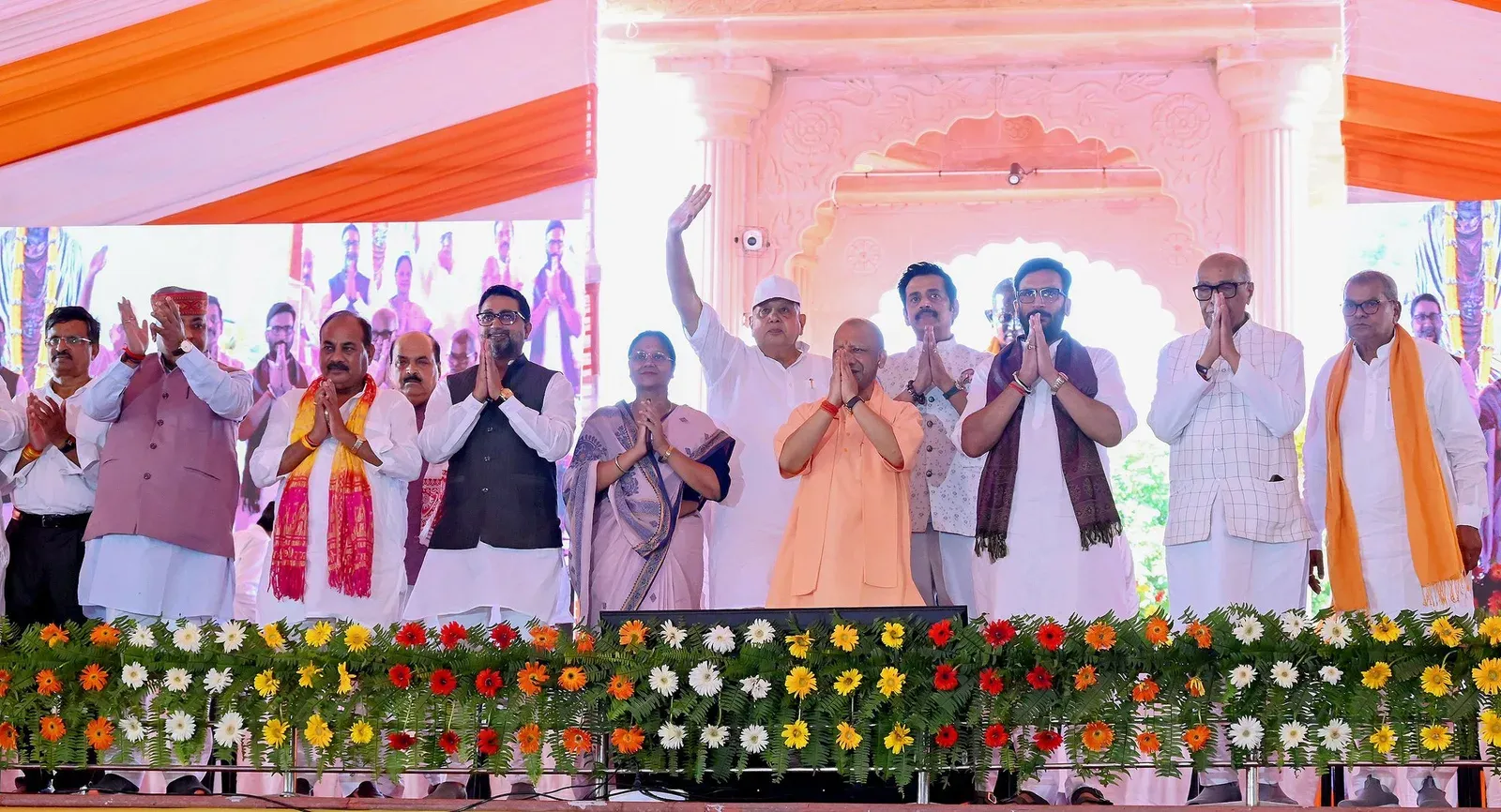CM Yogi Campaigns for BJP in Gorakhpur Teacher MLC Poll