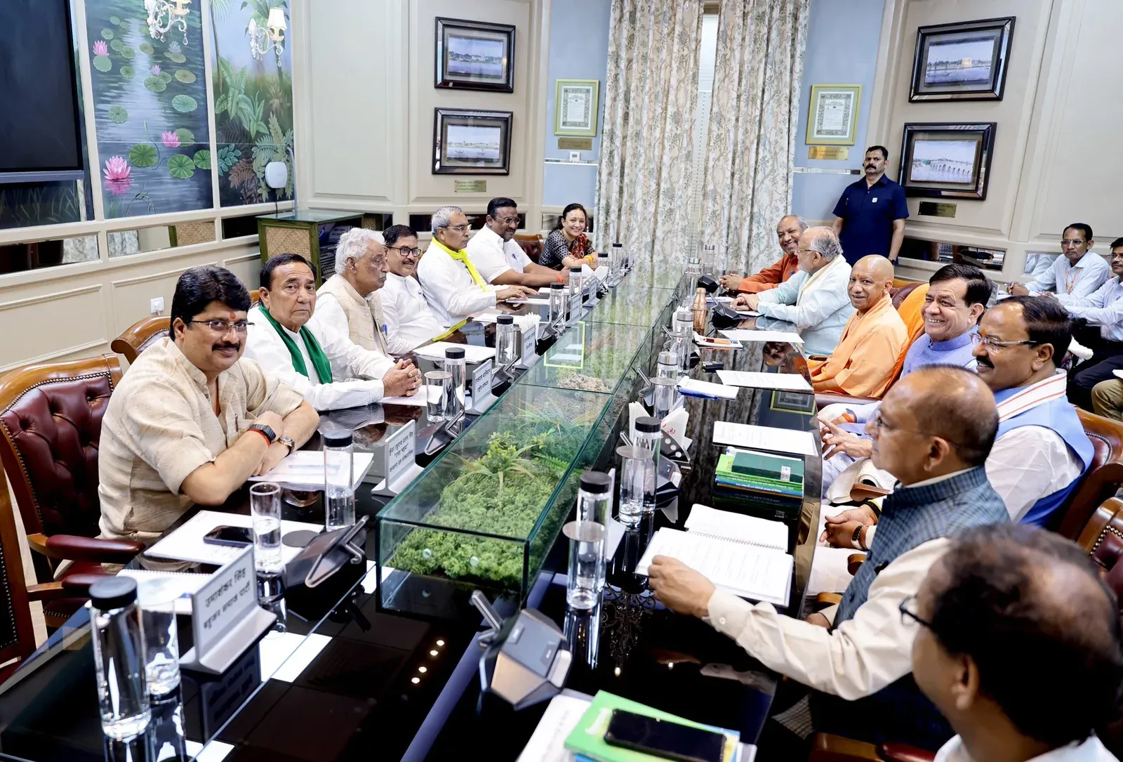 CM Yogi chairs all-party meet ahead of UP Assembly session