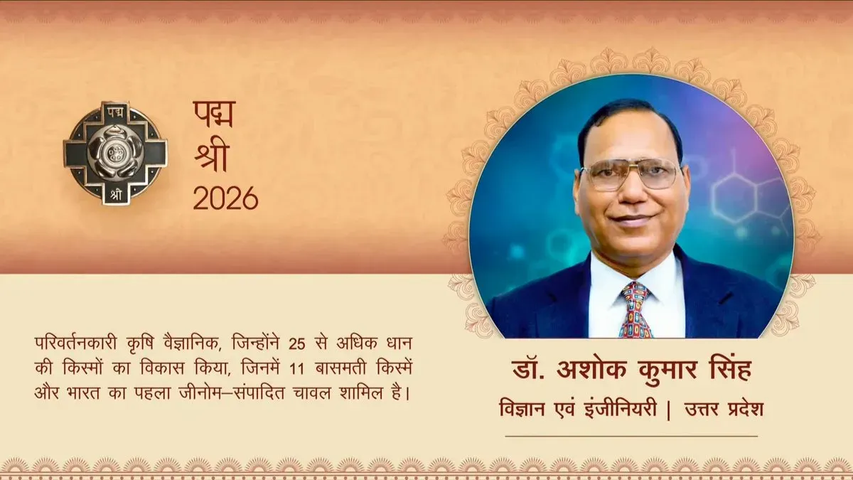 CM Yogi Congratulates UP's Dr Ashok Kumar Singh on Padma Shri