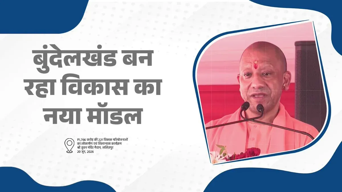 CM Yogi credits PM Modi for Bundelkhand's transformation