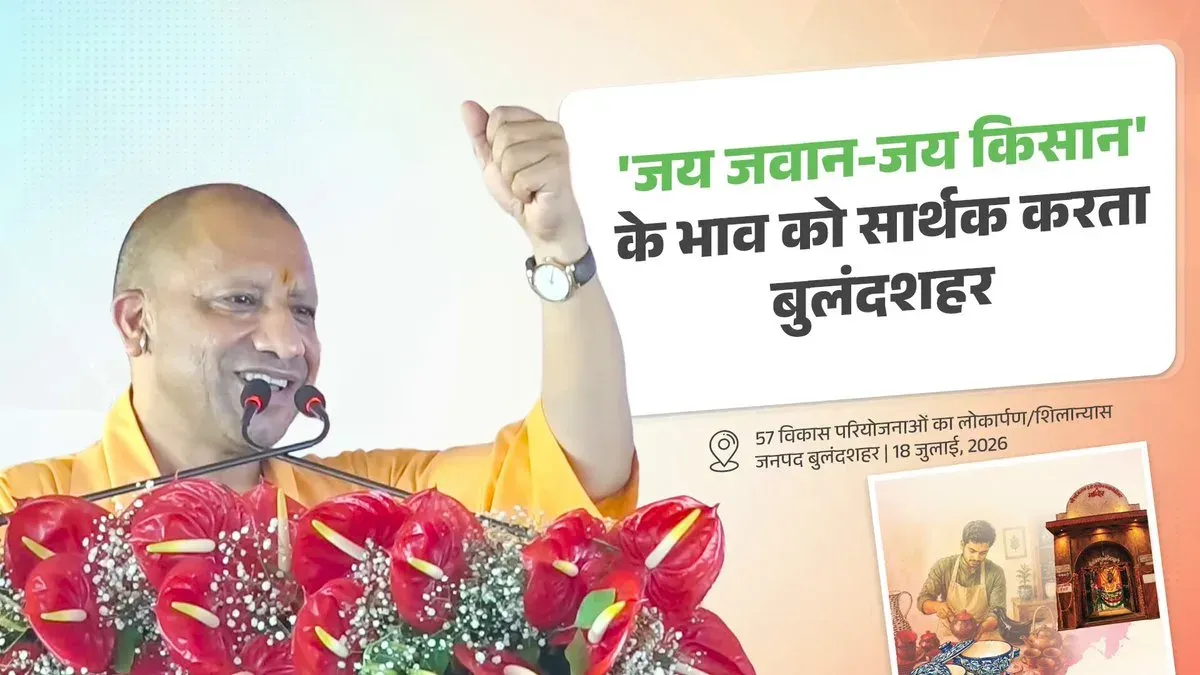 CM Yogi Hails Bulandshahr as Land of Farmers and Soldiers