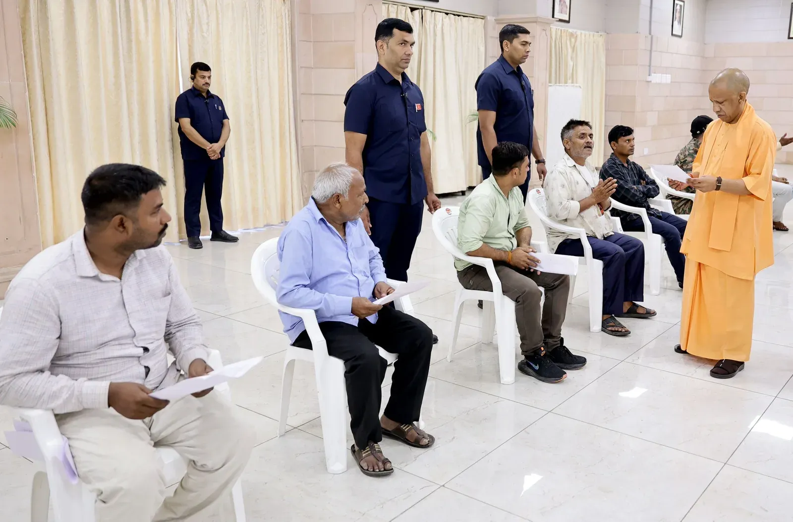CM Yogi Holds Janata Darshan, Directs Officials on Grievances