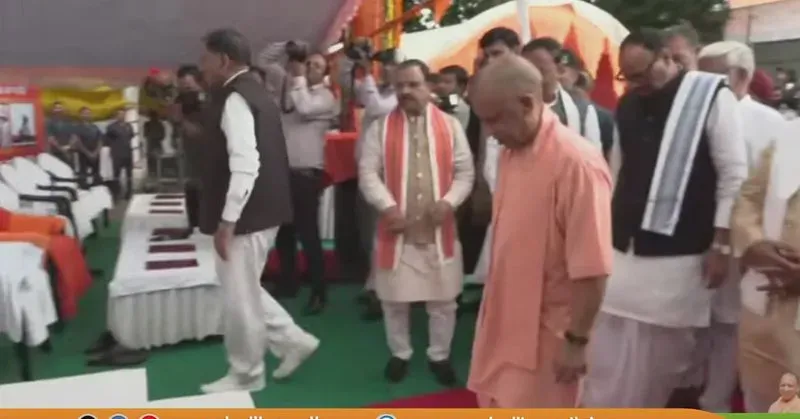 CM Yogi honours Sardar Patel on Rashtriya Ekta Diwas in Lucknow