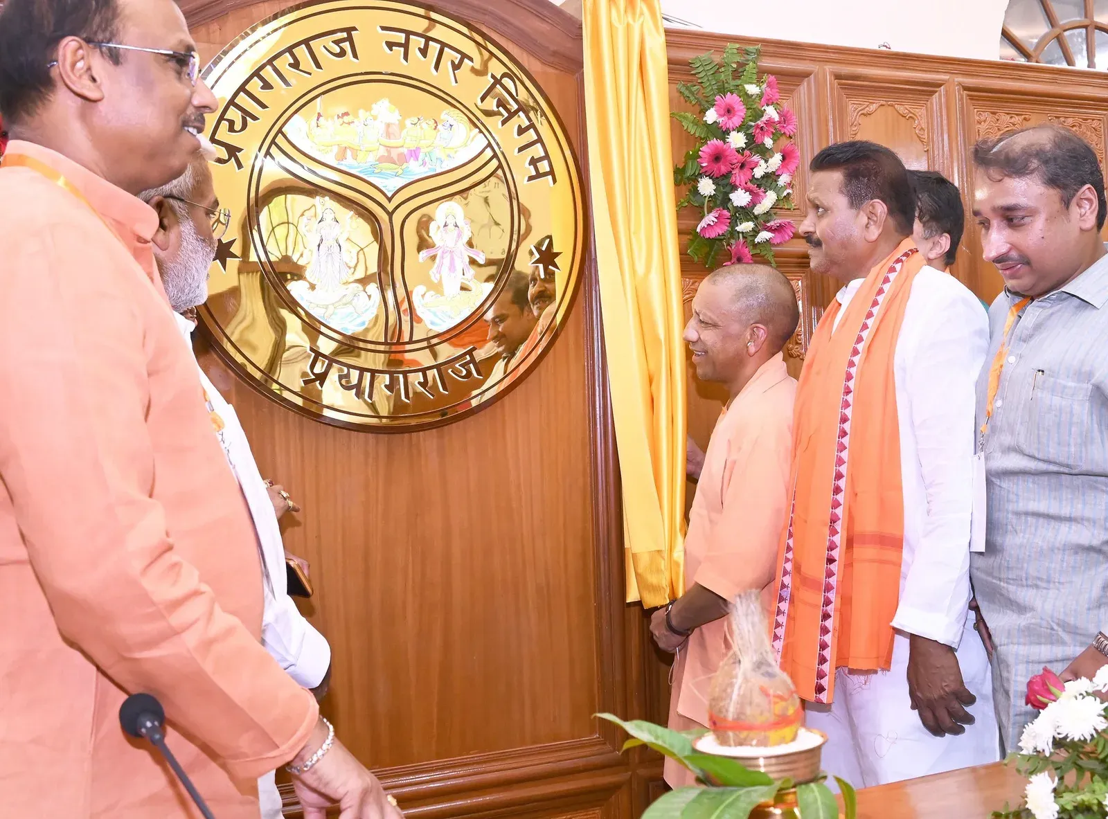 CM Yogi Inaugurates ₹400 Cr Projects in Prayagraj on Ganga Dussehra