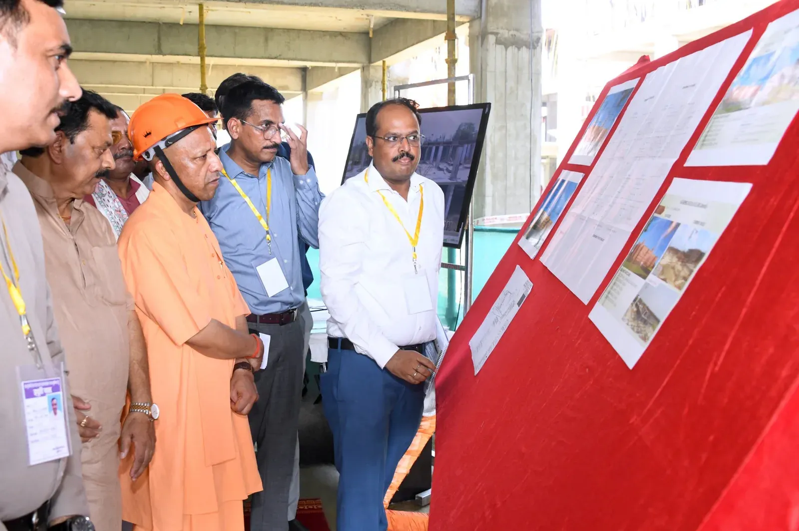 CM Yogi inspects Kushinagar agri university site
