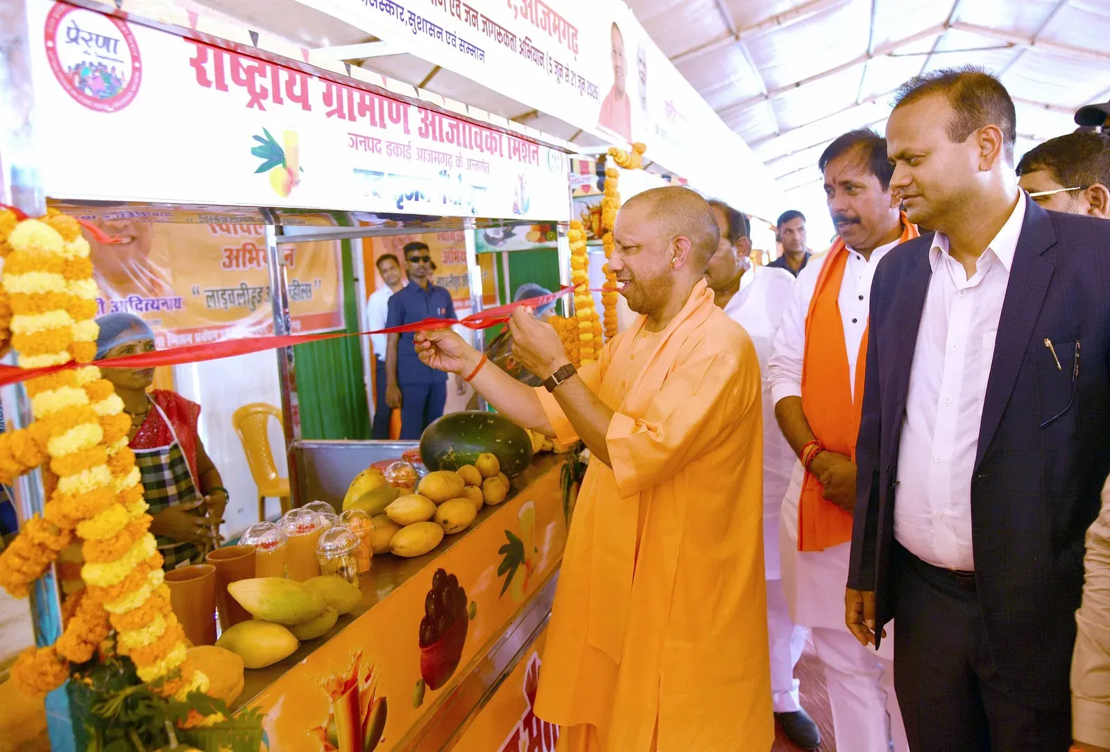 CM Yogi Launches ₹955 Crore Projects in Azamgarh
