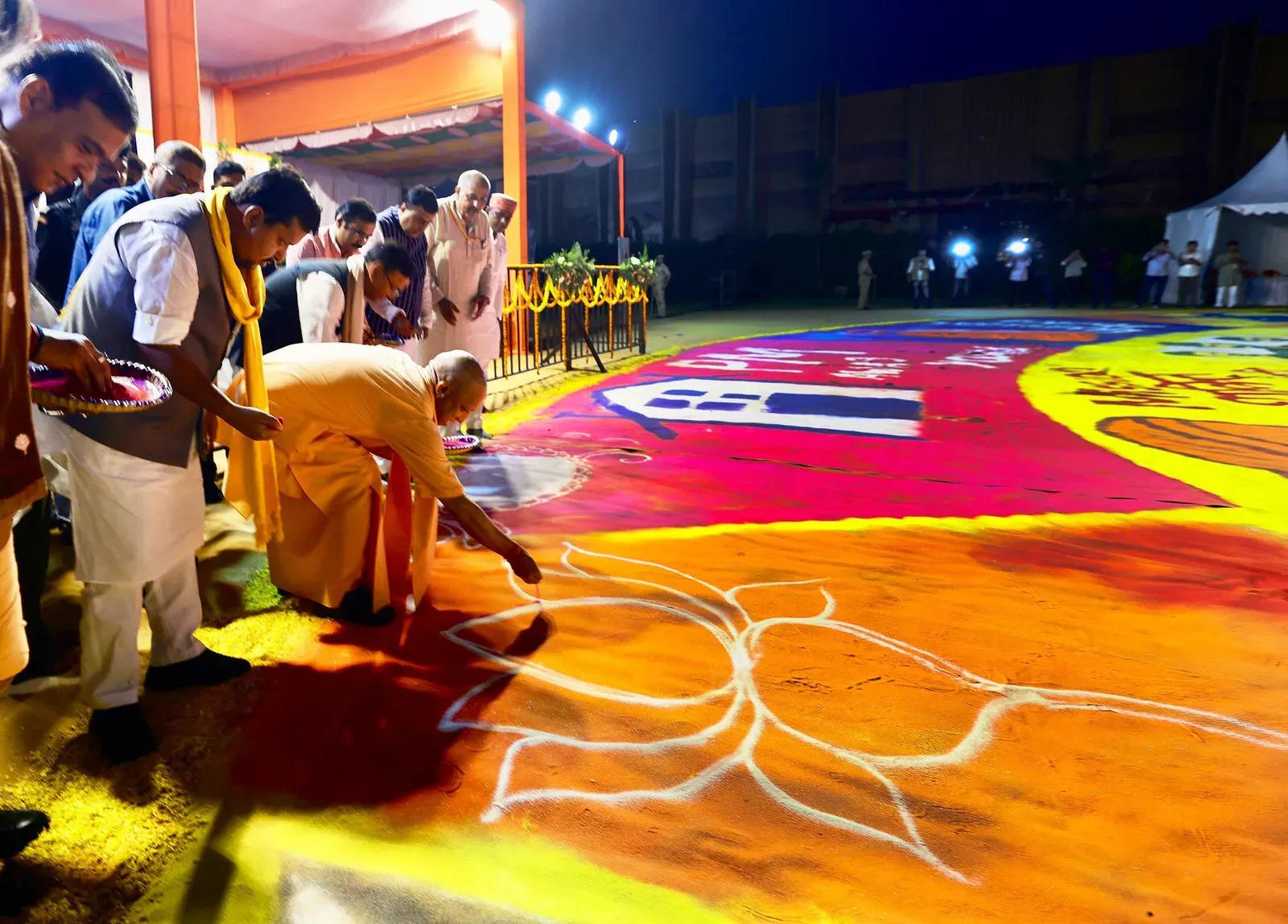 CM Yogi marks PM Modi's 25 years in govt at Kashi bike yatra close