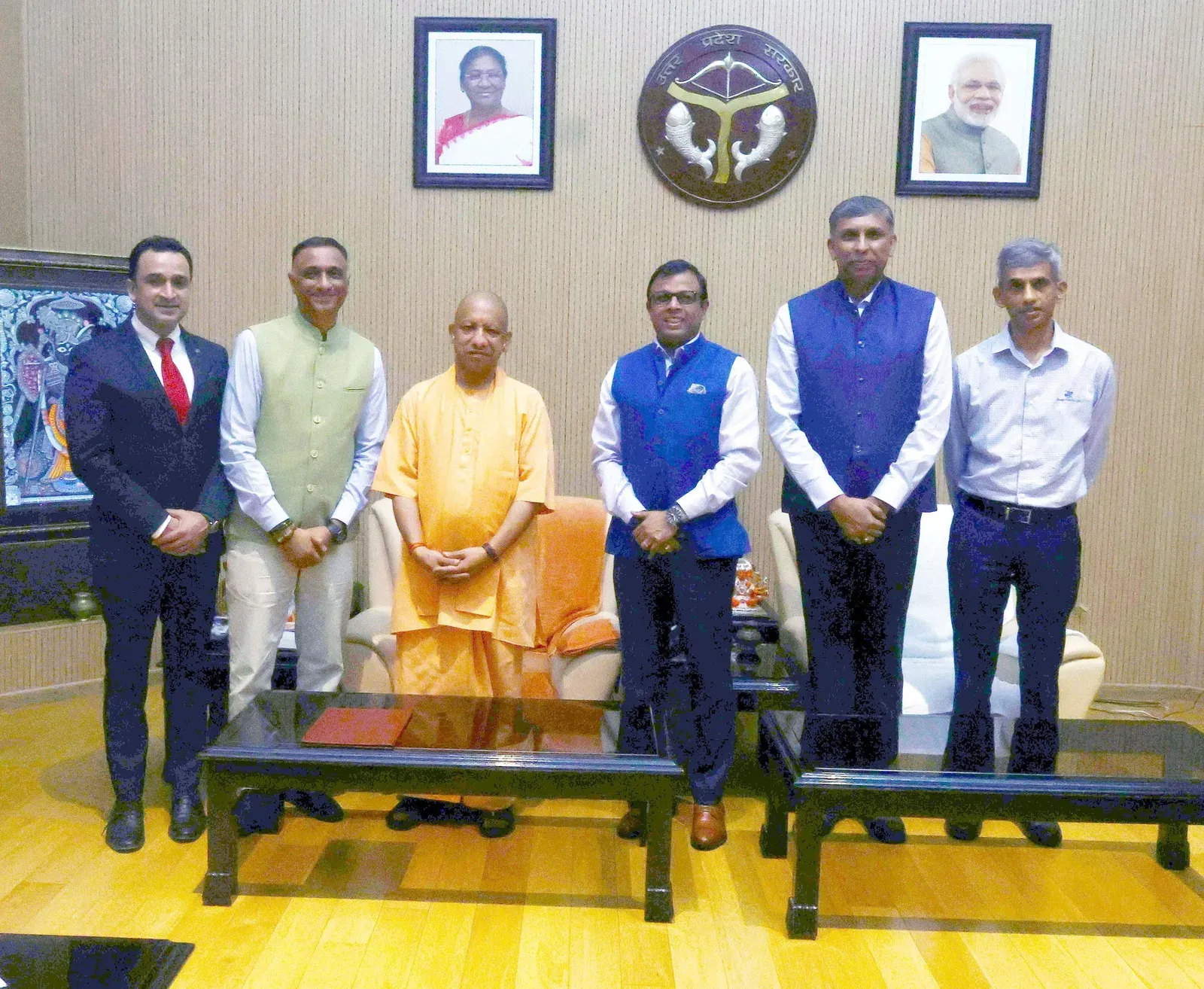CM Yogi meets Flipkart leadership to boost UP's MSMEs and ODOP