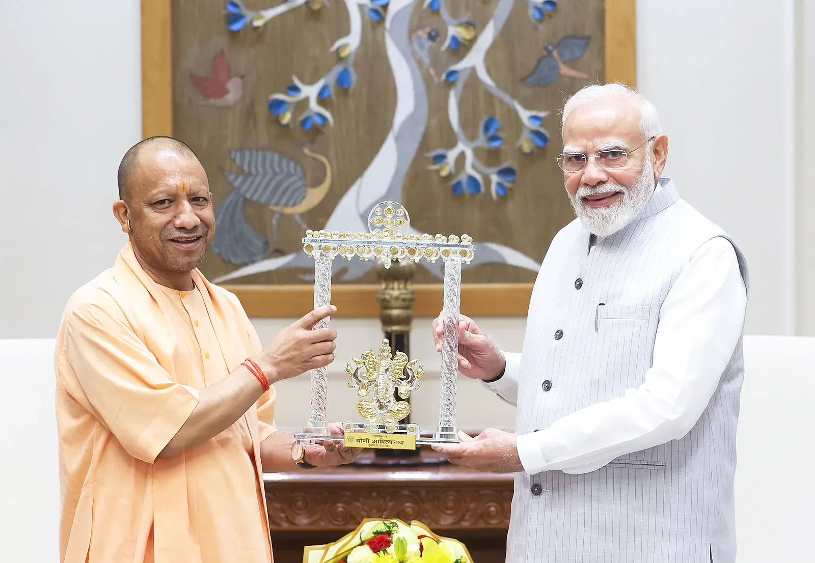 CM Yogi meets PM Modi in New Delhi for UP progress talks