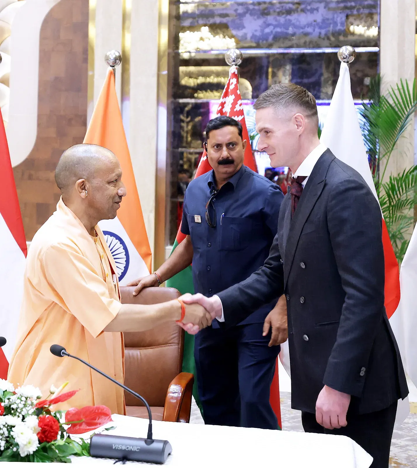 CM Yogi meets Russian Trade Commissioner at UP Trade Show 4.0