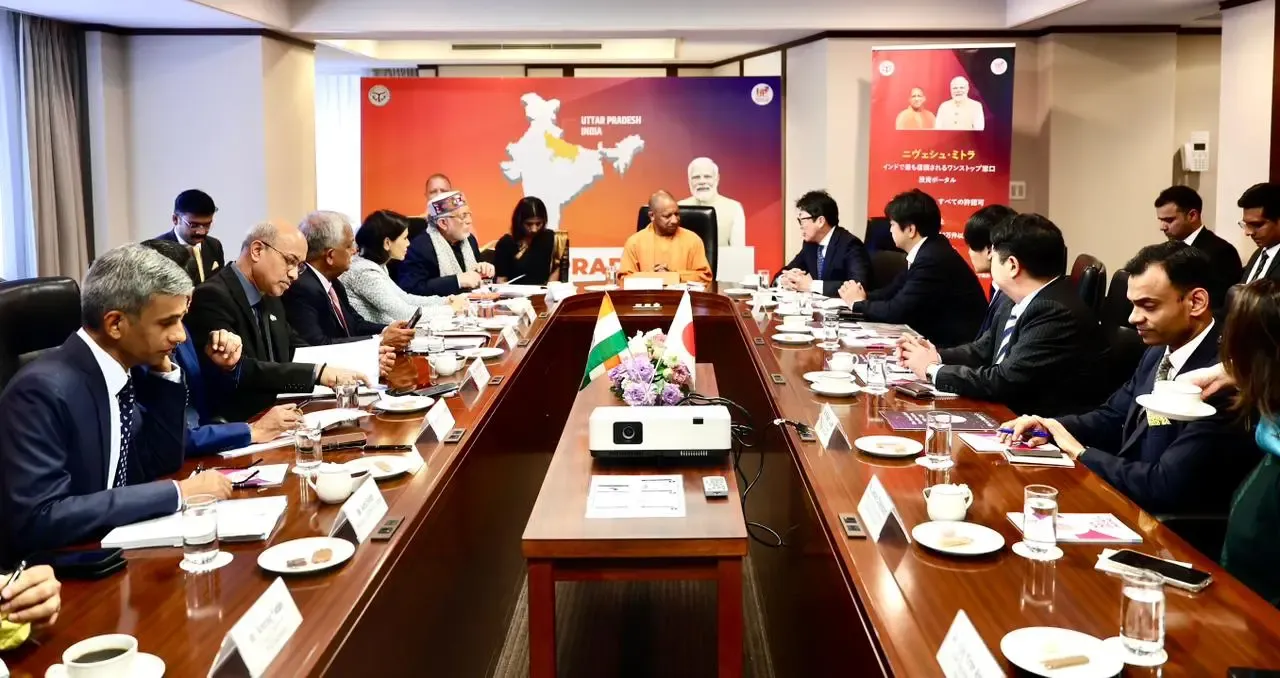 योगी आदित्यनाथ ने जापानी निवेशकों के लिए खोलें द्वार, ५०० एकड़ में बन रही 'जापान इंडस्ट्रियल सिटी'