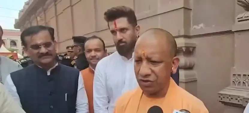 Yogi, Rajnath Singh offer puja at Kashi Vishwanath on Modi's 76th birthday