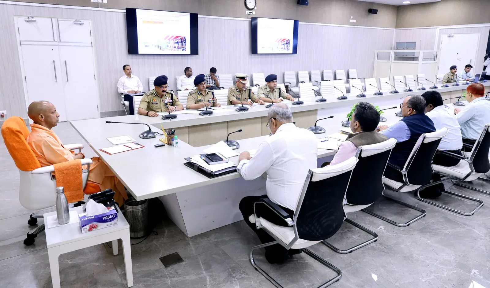 CM Yogi Reviews Fire & Emergency Services, Orders SRG Formation