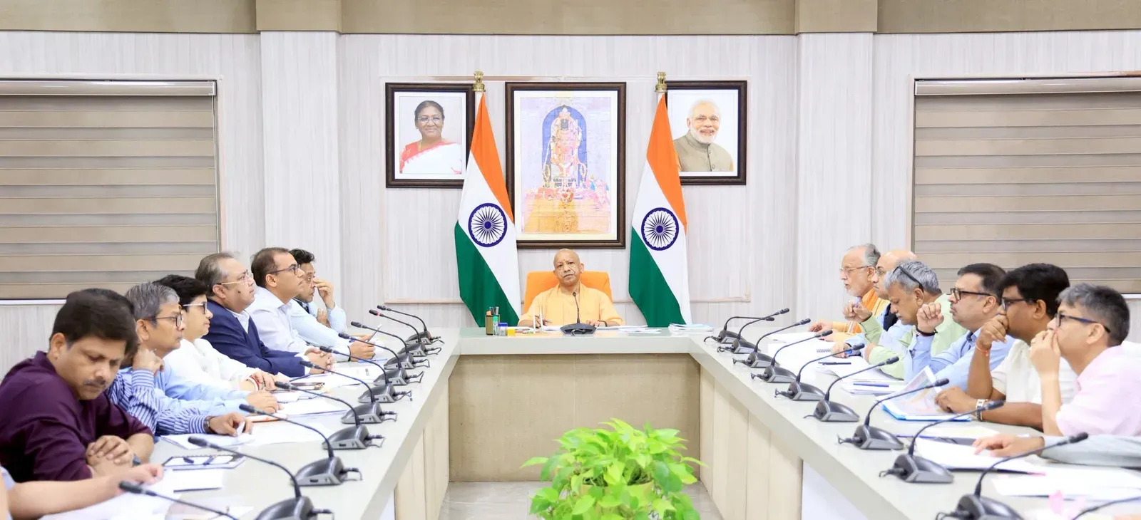 CM Yogi Reviews UP Budget 2026-27, Sets 70% Sanction Target