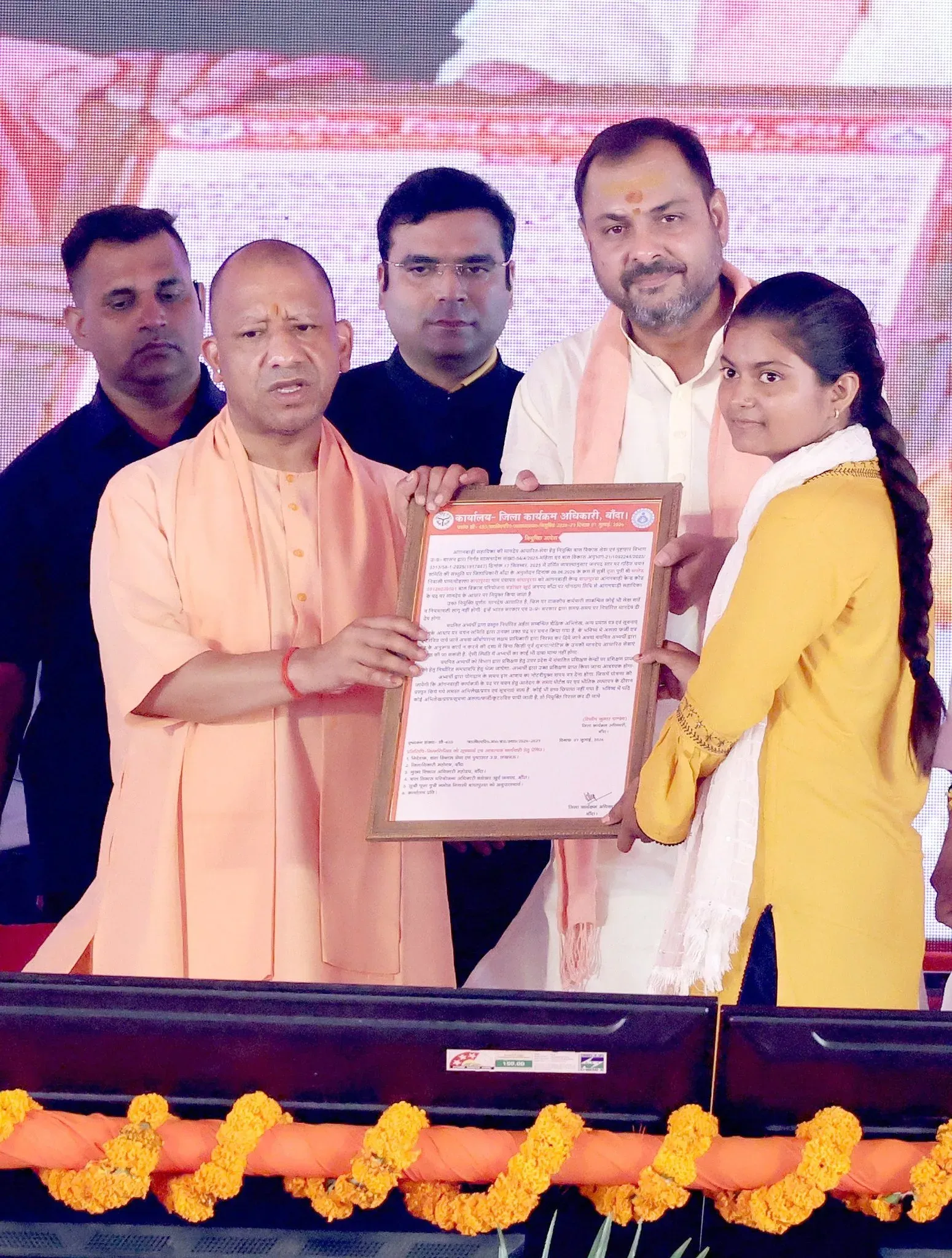 CM Yogi Shares Images on X in Official Communication