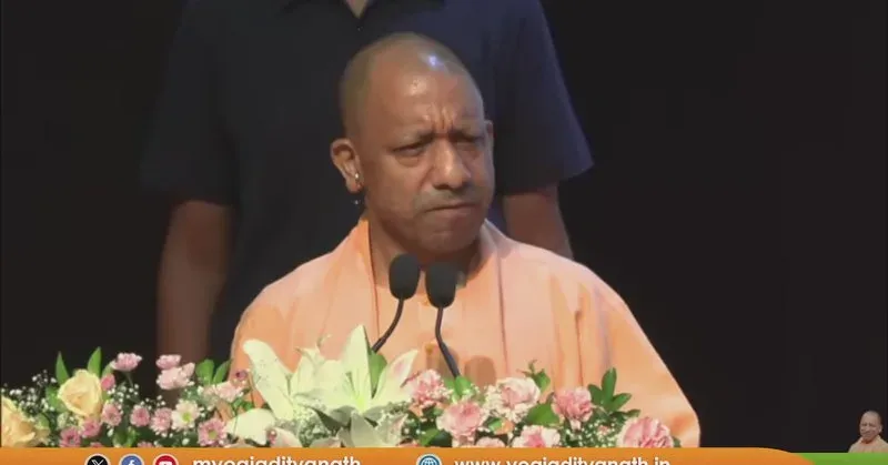 CM Yogi Transfers Scholarships to 4.60 Lakh Students in Lucknow