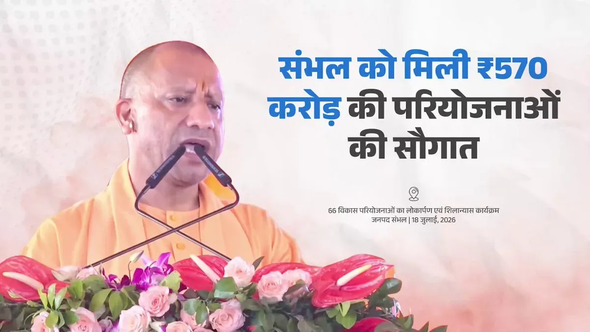 CM Yogi Unveils ₹570 Crore Projects for Sambhal