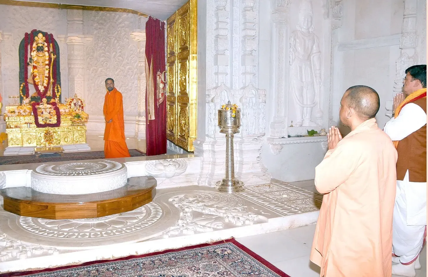 Uttar Pradesh CM Yogi Adityanath Celebrates 1st Anniversary of 'Pran Pratistha' at Ram Mandir