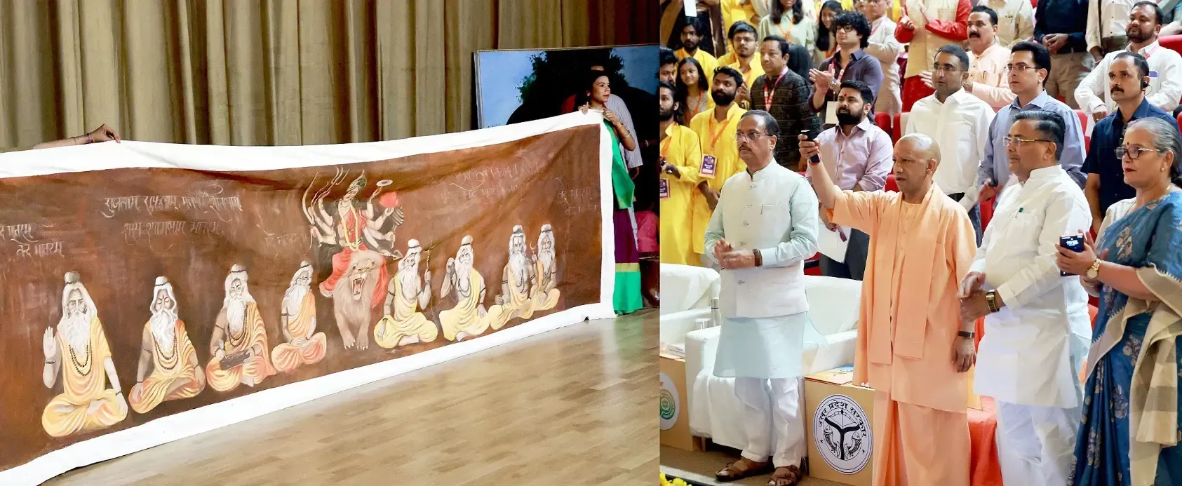 Uttar Pradesh CM Yogi Adityanath Celebrates Theatre with 'Anandamath' Performance