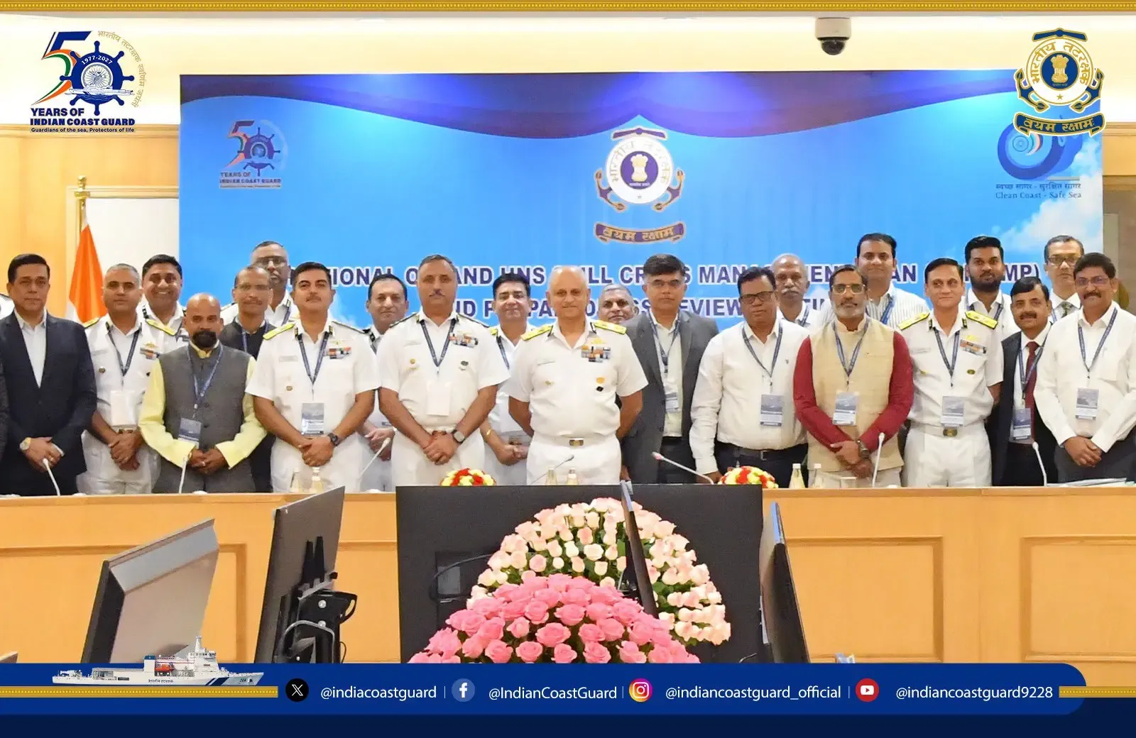 Indian Coast Guard holds 28th HNS Spill Review, flags MSC Elsa 3 as turning point