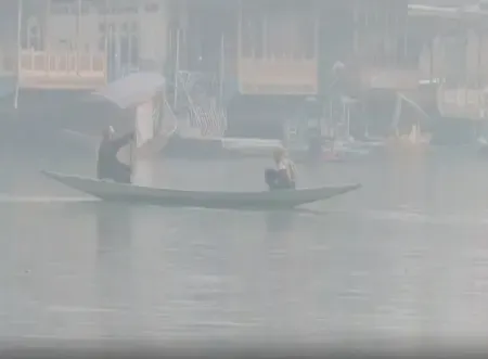 जम्मू-कश्मीर में सर्दी का प्रकोप, माइनस 3.9 डिग्री पहुंचा तापमान