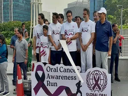 Healthier Telangana Drive: Sridhar Babu Flags Off Oral Cancer Marathon