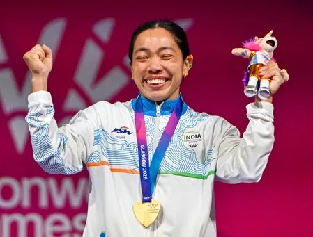 सीडब्ल्यूजी 2026: मीराबाई चानू ने जीता लगातार तीसरा गोल्ड, परिवार और कोच को श्रेय दिया