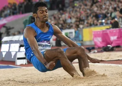 CWG 2026: मुरली श्रीशंकर ने पहले ही प्रयास में 8.01 मीटर की छलांग लगाकर लॉन्ग जंप फाइनल में जगह पक्की की