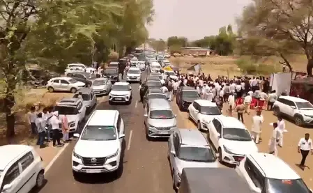 MP BJP leader's 200-vehicle convoy sparks outrage after Modi's fuel appeal