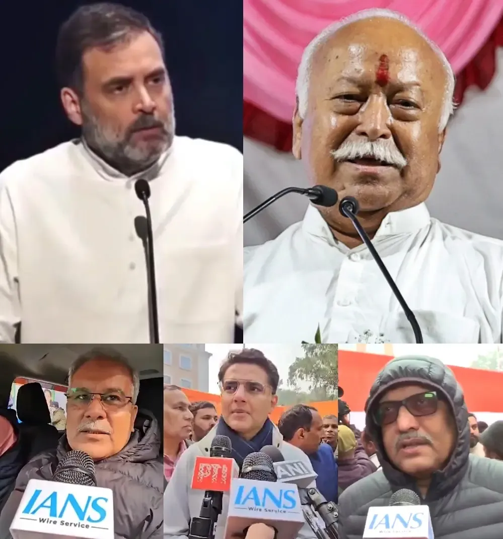 Congress Leaders Support Rahul's Remarks Against RSS Chief