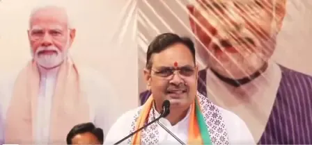 Rajasthan CM Bhajan Lal Sharma slams Congress over Emergency, EVM flip-flops at Kota rally