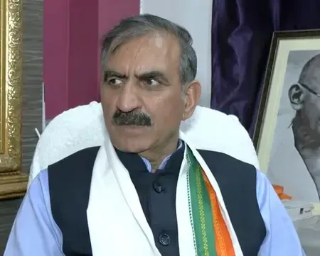 हिमाचल के सीएम ने कहा: कांग्रेस ही है भाजपा को रोकने वाली असली शक्ति, बंगाल की जनता दे साथ