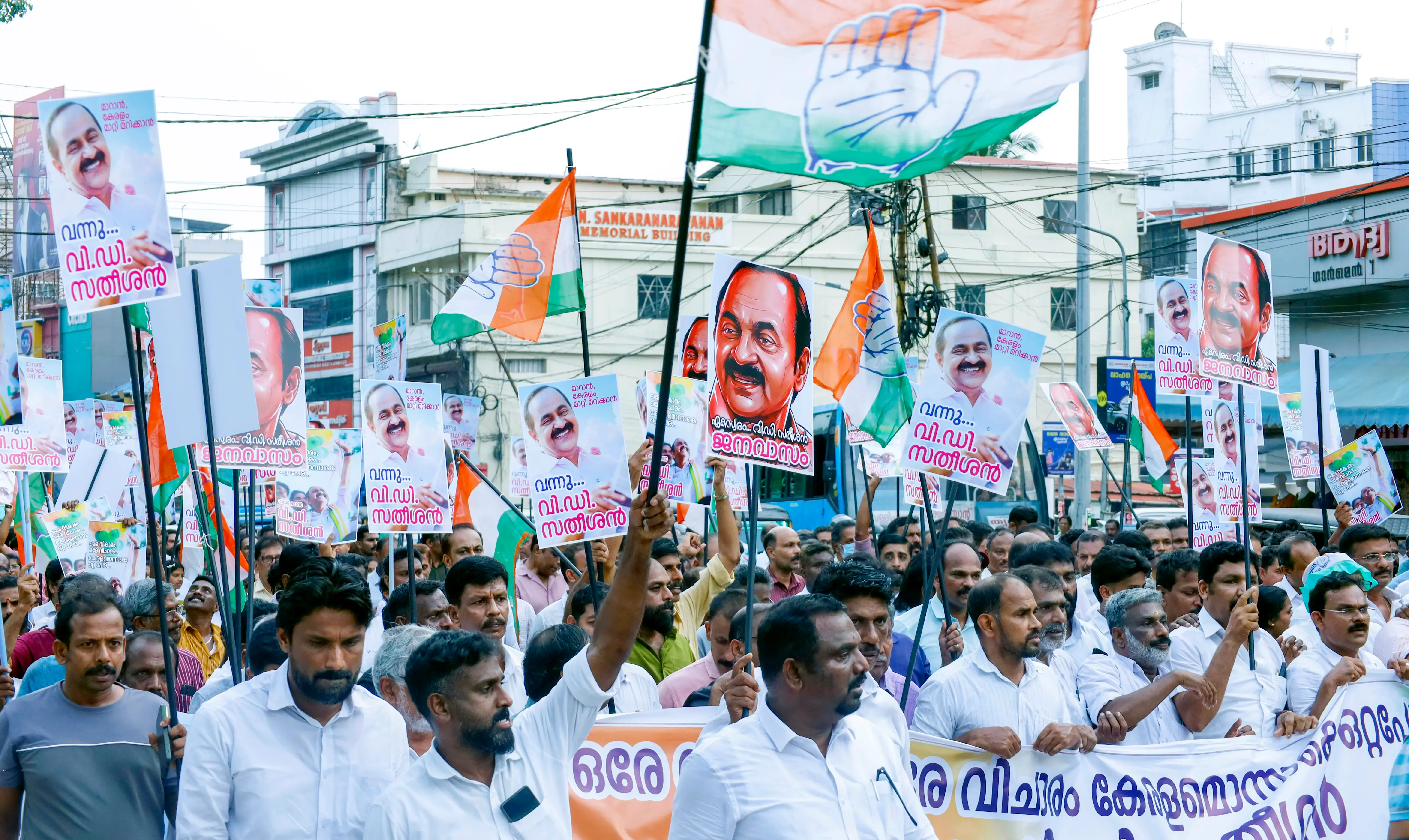 Kerala CM race: Satheesan supporters hit streets as Congress infighting turns bitter