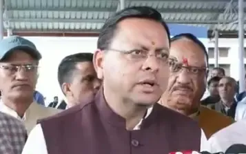 Congress dangerous in power, harmful out of it: Uttarakhand CM Dhami