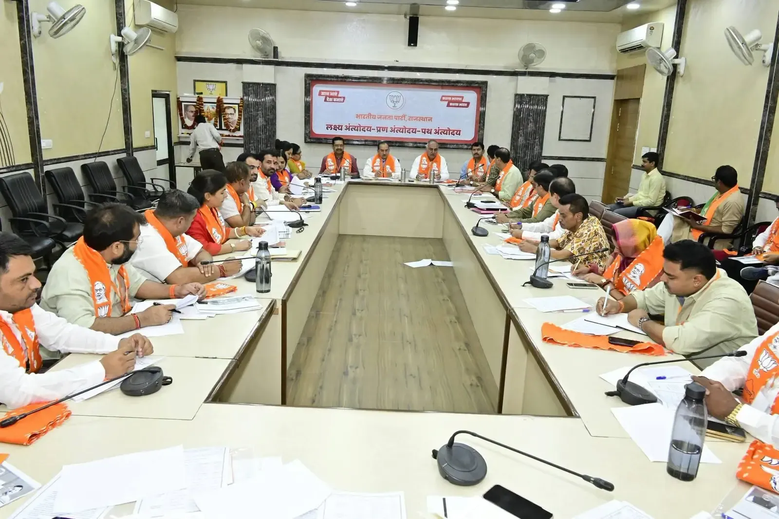 Rajasthan BJP chief accuses Congress of fomenting anarchy to grab power