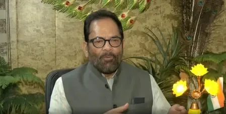 मुख्तार अब्बास नकवी ने कांग्रेस को बताया अर्थहीन संपत्ति, विधानसभा चुनाव पर उठाए सवाल